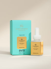 Glasshouse Fragrances Lost in Amalfi fragrance vial and packaging on a beige background